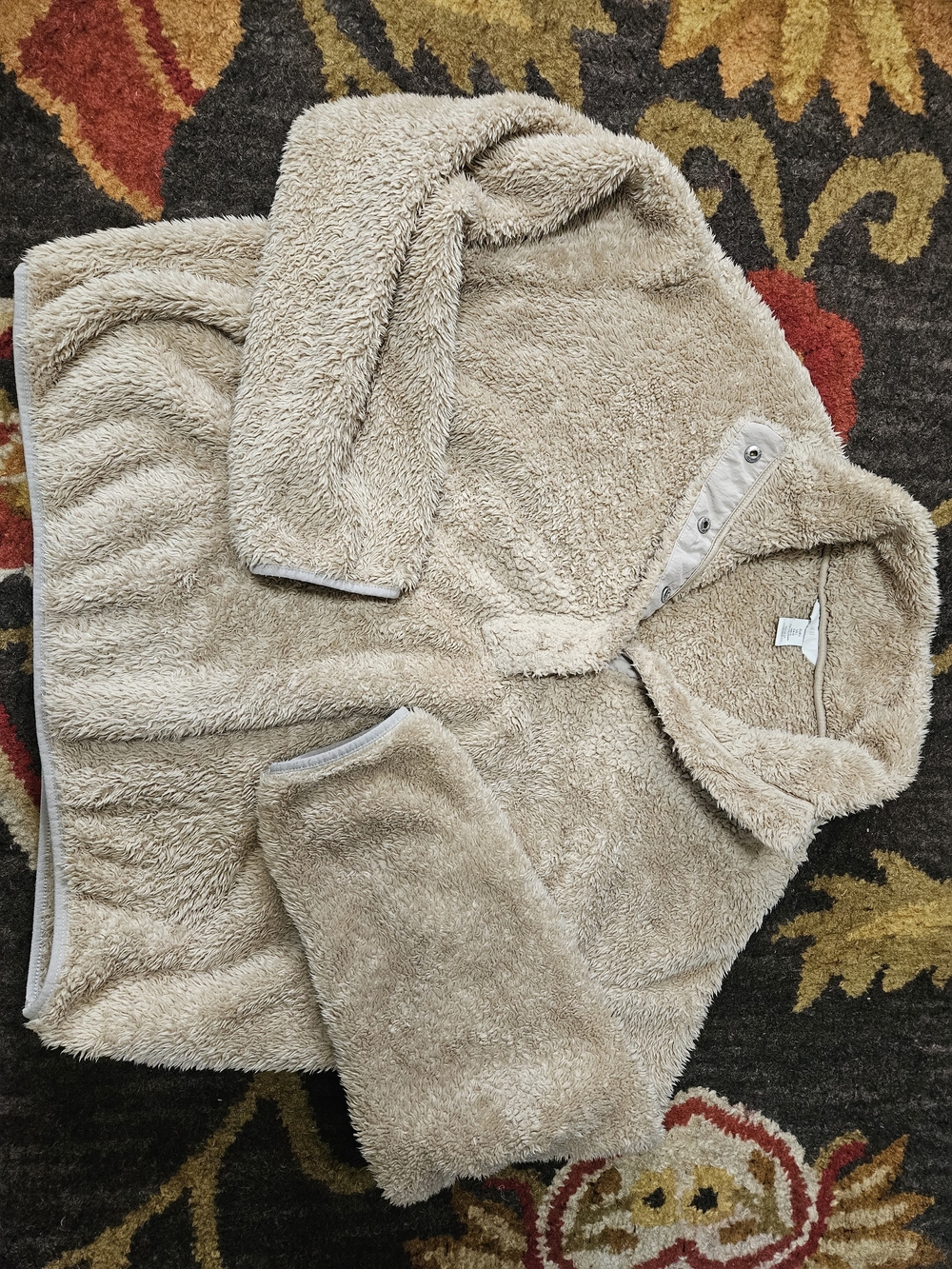 H&M Cream Sherpa Fleece Jacket